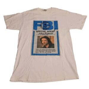 Vintage One Life To Live T Shirt Large White John McBain Graphic Soap Opera